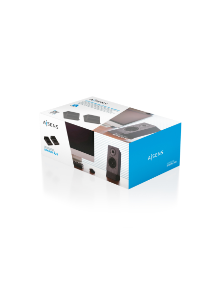 AISENS Soporte Universal De Sobremesa Para Altavoces, Negro