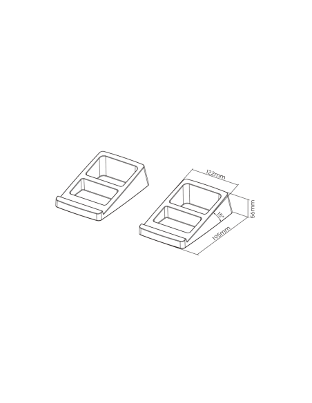 AISENS Soporte Universal De Sobremesa Para Altavoces, Negro