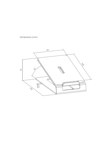 AISENS Soporte Universal De Sobremesa Para Altavoces, Negro