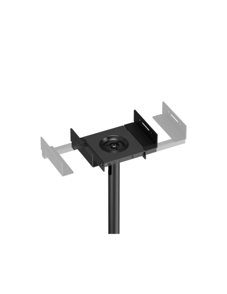 AISENS Soporte Universal De Suelo Giratorio E Inclinable Para Altavoces, Negro