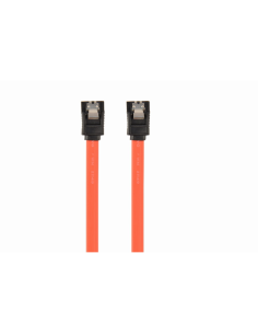 Gembird CC-SATAM-DATA cable de SATA 0,5 m Negro, Rojo