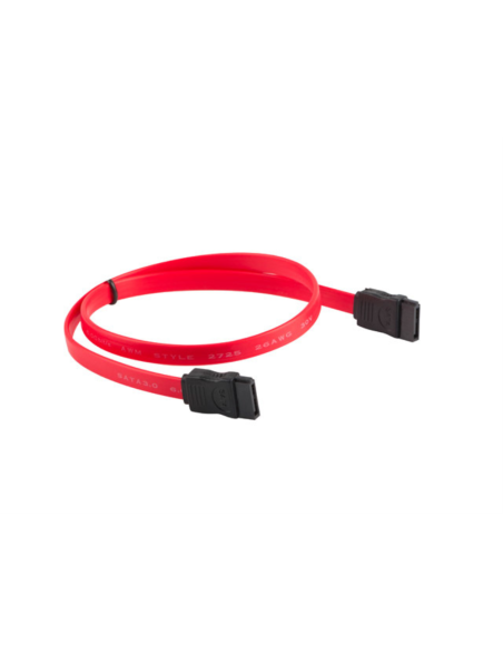 Lanberg CA-SASA-10CU-0050-R cable de SATA 0,5 m SATA 7-pin Rojo