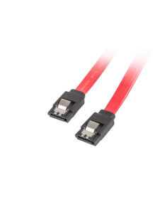 Lanberg CA-SASA-14CU-0050-R cable de SATA 0,5 m SATA 7-pin Rojo