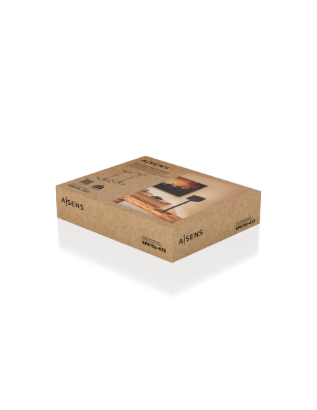 AISENS Soporte Universal De Suelo Para Altavoces, Negro