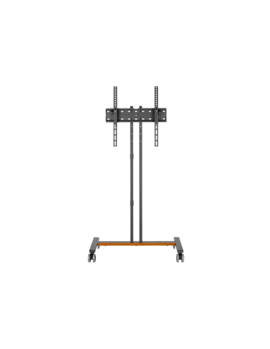 AISENS Soporte de Suelo ECO con Rueda para Monitor/Tv 35Kg de 32-55, Negro