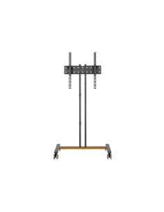 AISENS Soporte de Suelo ECO con Rueda para Monitor/Tv 35Kg de 32-55, Negro 2