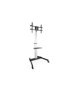 TooQ Hera Soporte de Suelo de Aluminio con Ruedas para Pantalla 37"-86" 2