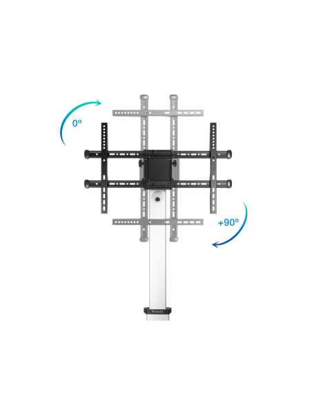 TooQ Hera Soporte de Suelo de Aluminio con Ruedas para Pantalla 37"-86"