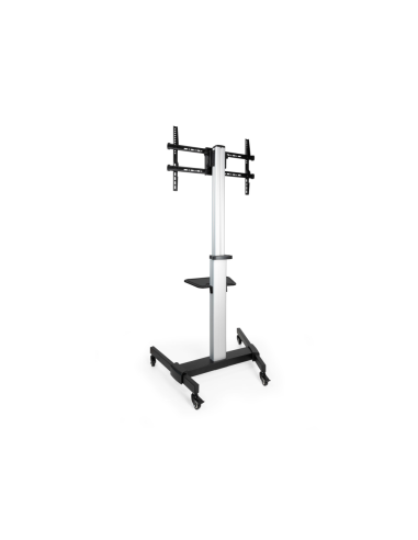 TooQ Hera Soporte de Suelo de Aluminio con Ruedas para Pantalla 37"-86"