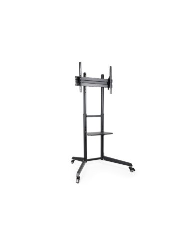 TooQ RAMSÉS Soporte de Suelo con Ruedas para Pantallas 37"- 70", Negro