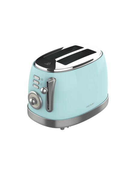 Cecotec Vintage 800 6 2 rebanada(s) 850 W Azul