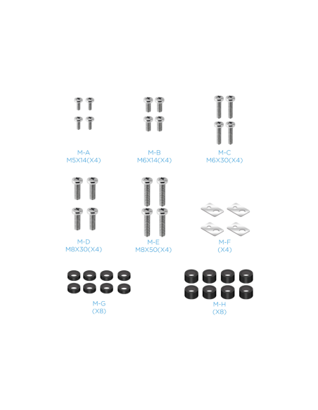 TooQ RAMSÉS Soporte de Suelo con Ruedas para Pantallas 37"- 70", Negro