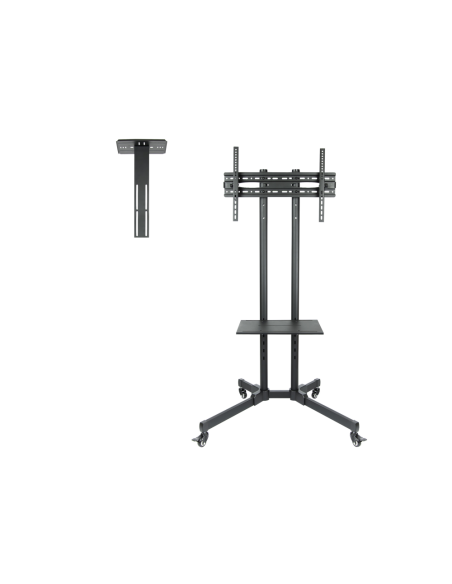 TooQ FS1470M-B soporte para pantalla de señalización 177,8 cm (70") Negro