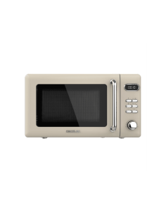 Cecotec 01714 microondas Beige Microondas con grill Encimera 20 L 700 W