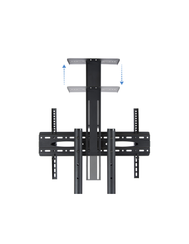 TooQ FS1470M-B soporte para pantalla de señalización 177,8 cm (70") Negro