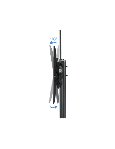 TooQ FS1470M-B soporte para pantalla de señalización 177,8 cm (70") Negro