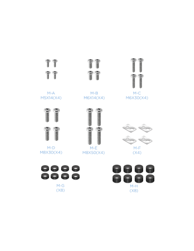 TooQ FS1470M-B soporte para pantalla de señalización 177,8 cm (70") Negro