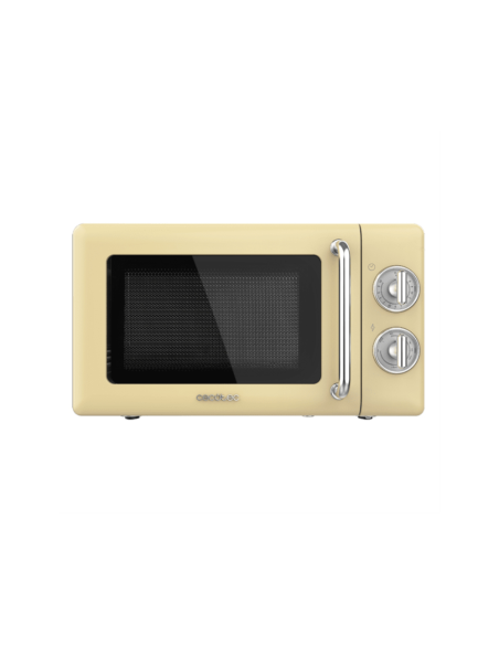 Cecotec 01708 microondas Beige, Acero inoxidable Microondas con grill Encimera 20 L 700 W