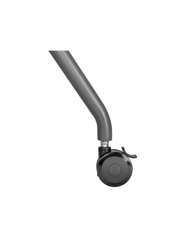 AISENS Soporte De Suelo Pro Con Rueda, 1 Bandeja Para Pantalla Interactiva/TV 120kg De 50-86, Negro