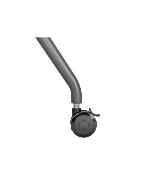 AISENS Soporte De Suelo Pro Con Rueda, 1 Bandeja Para Pantalla Interactiva/TV 120kg De 50-86, Negro