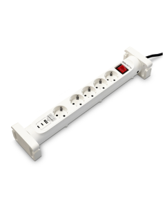 Salicru SPS SAFE 5S+ Blanco 5 salidas AC 230 V 1,4 m 2