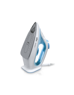 Braun TexStyle 1 SI1050BL Plancha a vapor Suela de cerámica 2000 W Azul, Blanco 2