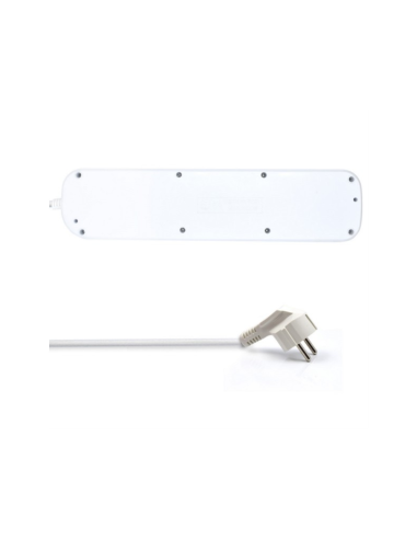 Ewent EW3932-5M limitador de tensión Blanco 6 salidas AC