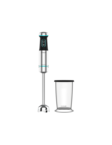 Cecotec Power TitanBlack 1200 XL 0,8 L Batidora de inmersión 1200 W Negro, Plata
