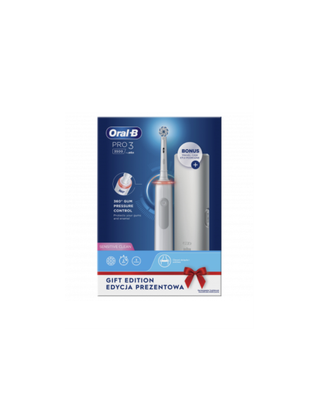 Oral-B Pro 3 3500 Adulto Cepillo dental giratorio Blanco