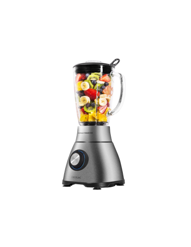 Cecotec Power Black Titanium 1800 Batidora de vaso 1800 W Negro, Acero inoxidable