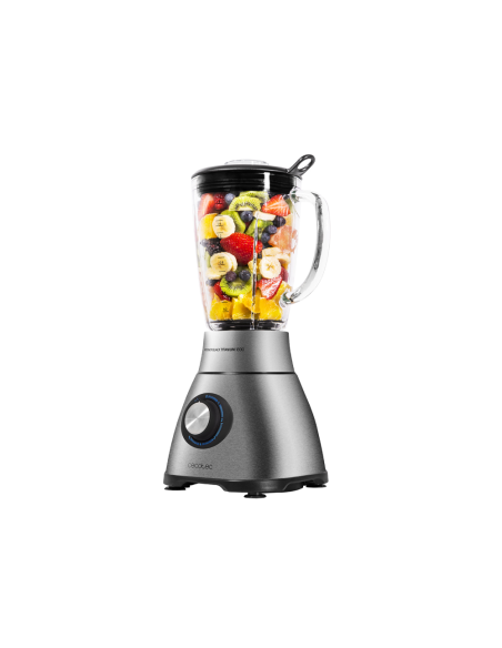 Cecotec Power Black Titanium 1800 Batidora de vaso 1800 W Negro, Acero inoxidable