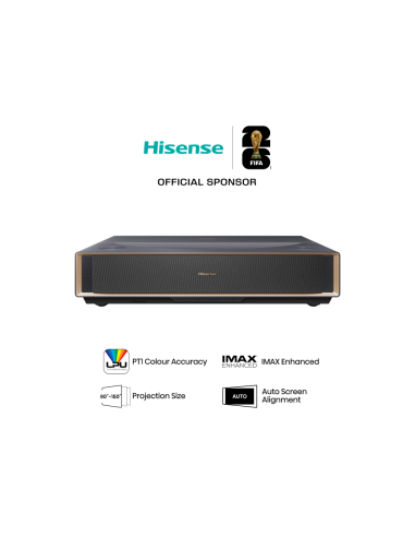 Hisense PT1 proyector de TV Proyector de alcance ultracorto Negro 3D