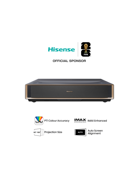 Hisense PT1 proyector de TV Proyector de alcance ultracorto Negro 3D