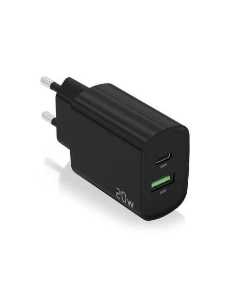 AISENS A110-0755 cargador de dispositivo móvil Universal Negro Corriente alterna Carga rápida Interior