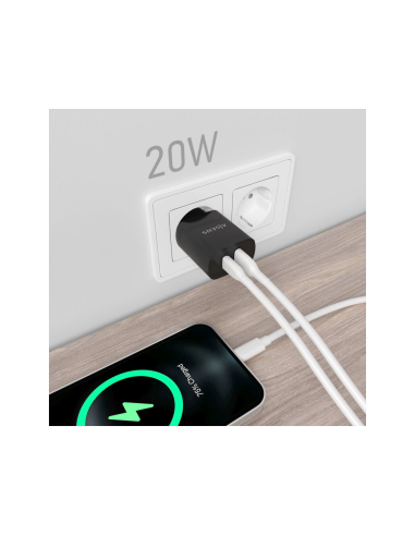 AISENS A110-0755 cargador de dispositivo móvil Universal Negro Corriente alterna Carga rápida Interior