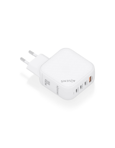 AISENS ASCH-100W4P028-W cargador de dispositivo móvil Universal Corriente alterna Carga rápida Interior