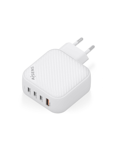 AISENS ASCH-100W4P028-W cargador de dispositivo móvil Universal Corriente alterna Carga rápida Interior