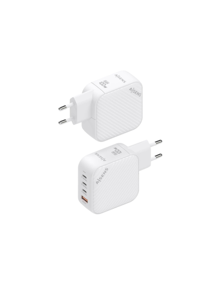 AISENS ASCH-100W4P028-W cargador de dispositivo móvil Universal Corriente alterna Carga rápida Interior