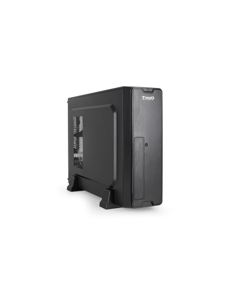 TooQ Caja Slim Micro-ATX TQC-3007U3C-B, Negra