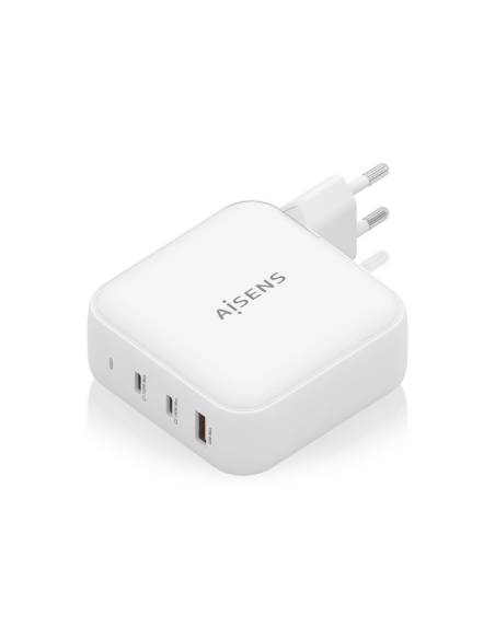 AISENS ASCH-140W3P030-W cargador de dispositivo móvil Universal Corriente alterna Carga rápida Interior