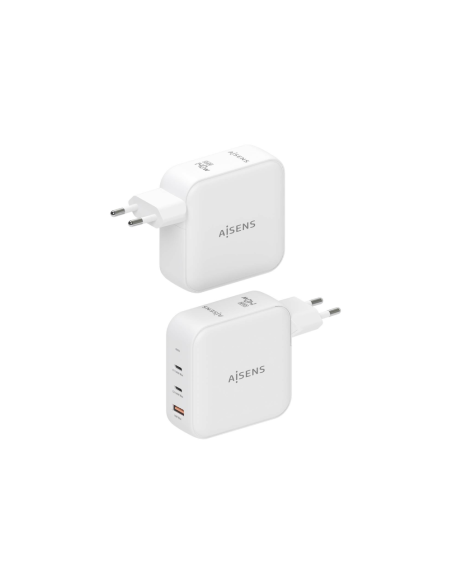 AISENS ASCH-140W3P030-W cargador de dispositivo móvil Universal Corriente alterna Carga rápida Interior