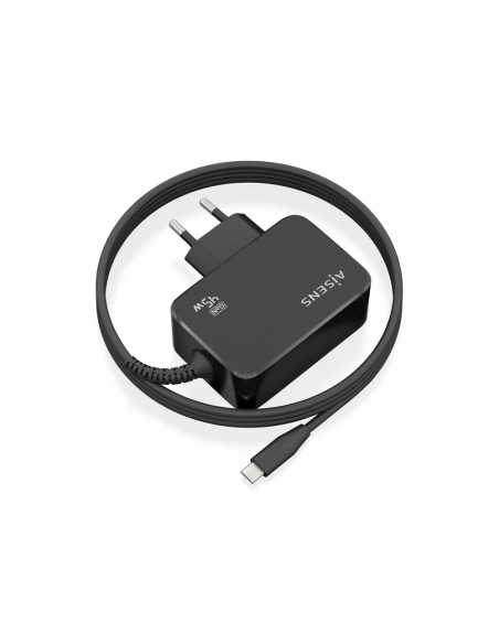 AISENS ASCH-1PD45WL032-BK cargador de dispositivo móvil Universal Corriente alterna Interior