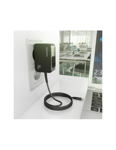 AISENS ASCH-1PD45WL032-BK cargador de dispositivo móvil Universal Corriente alterna Interior