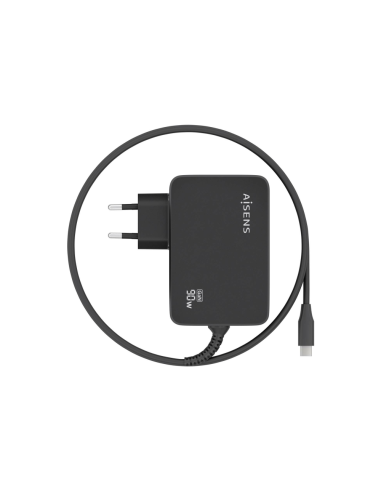 AISENS ASCH-1PD90WL034-BK cargador de dispositivo móvil Universal Negro Corriente alterna Interior