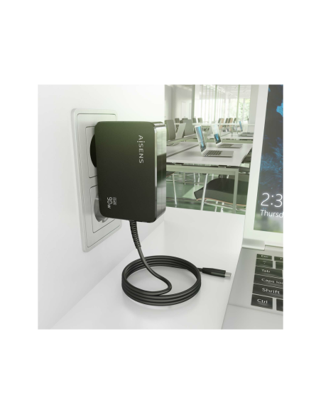 AISENS ASCH-1PD90WL034-BK cargador de dispositivo móvil Universal Negro Corriente alterna Interior