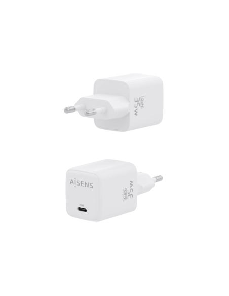 AISENS ASCH-35W1P016-W cargador de dispositivo móvil Universal Corriente alterna Carga rápida Interior