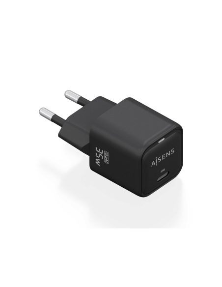 AISENS ASCH-35W1P023-BK cargador de dispositivo móvil Universal Corriente alterna Carga rápida Interior