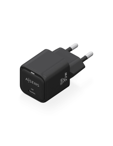 AISENS ASCH-35W1P023-BK cargador de dispositivo móvil Universal Corriente alterna Carga rápida Interior