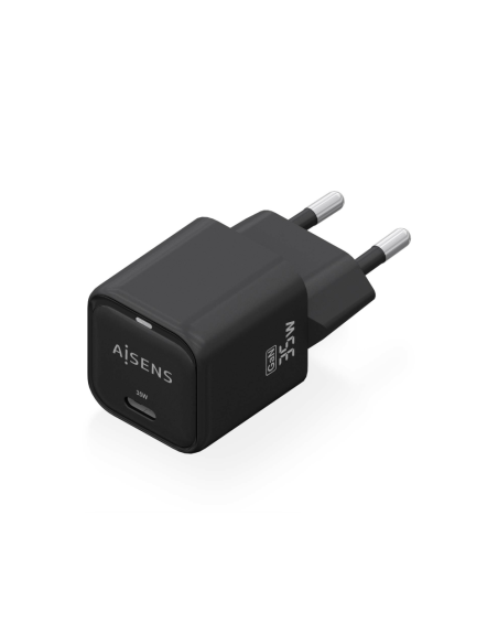 AISENS ASCH-35W1P023-BK cargador de dispositivo móvil Universal Corriente alterna Carga rápida Interior