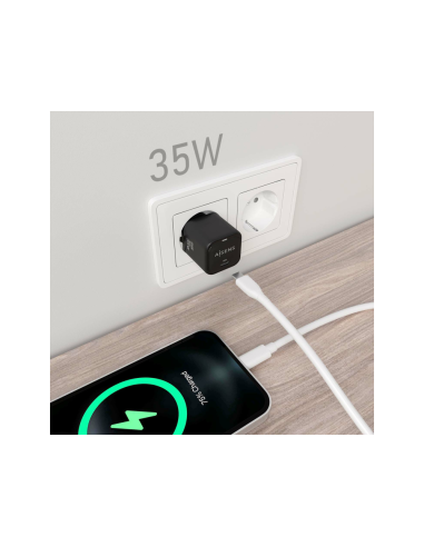 AISENS ASCH-35W1P023-BK cargador de dispositivo móvil Universal Corriente alterna Carga rápida Interior
